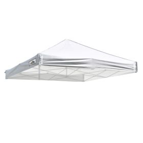 9.6X9.6ft EZ Pop Up Canopy Folding Gazebo/White