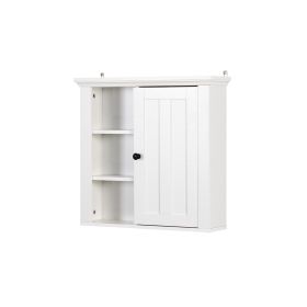 Bathroom Wooden Wall Cabinet with a Door 20.86x5.71x20 inch