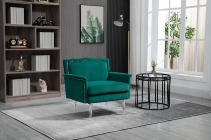 COOLMORE Accent Chair ,Living Room Chair / leisure single sofa with acrylic feet