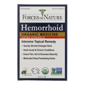 Forces Of Nature Hemorrhoid Control Extra Strength Certified Organic Medicine - 1 Each - 5 Ml