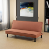 Light Brown Fannel Living Room Sofabed