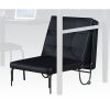 ACME Senon Adjustable Chair (Futon) in Silver & Black 37276