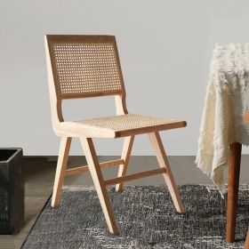 Natural Wood Chair (Set Of 2)