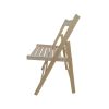 FOLDING CHAIR-2/S, FOLDABLE STYLE -NATURAL