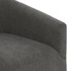 Garland Charcoal Wood Base Swivel Chair