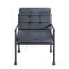 ACME Brantley Chair in Gray Velvet & Sandy Gray Finish AC00429