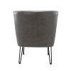 Eustacio Side Chair-GREY