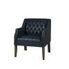 Beatriz Vegan Leather Armchair NAVY