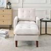 [Video] Welike Modern Fabric Single Sofa Chair, Living room chair, Comfortable Armchair with Solid Wood Legs, Tufted Chair for Reading or Lounging