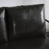 Metal Frame with Faux Leather Upholstery Loveseat (Dark Brown)