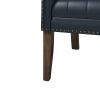 Beatriz Vegan Leather Armchair NAVY