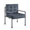 ACME Brantley Chair in Gray Velvet & Sandy Gray Finish AC00429