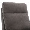 JiaDa Upholstered Swivel Glider.Rocking Chair for Nursery in Dark Grey.Modern Style One Left Bag