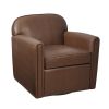 Archer Faux Leather 360 Degree Swivel Arm Chair