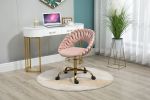 COOLMORE Computer Chair Office Chair Adjustable Swivel Chair Fabric Seat Home Study Chair