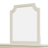 Milky White 31.9"L x 36"H x 1"W Mirror