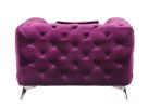 ACME Atronia Chair, Purple Fabric 54907