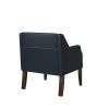 Beatriz Vegan Leather Armchair NAVY