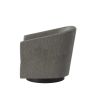 Garland Charcoal Wood Base Swivel Chair