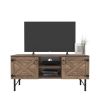 Loft Wood 2 Cupboards Vintage TV Stand