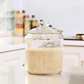 Thickened Glass Tea Jar Dry Fruit Mixed Grain Medicinal Food Storage (Option: 8.5catty-B)