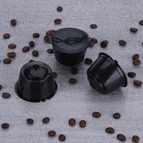 Coffee Capsule Filter PlasticFilled Stainless Steel (Option: Black-Below 50mL)