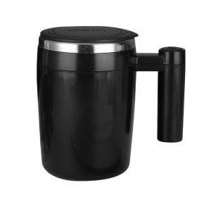 Rechargeable Blending Cup Magnetic Force Automatic Mixing Coffee Cup (Option: Rechargeable Black-400ml)