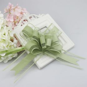 Wedding Car Door Handmade Flowers A Pack (Option: Snow Yarn Matcha 10)