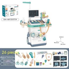 Children's Toys Suit Educational Medical Small Clinic Toys (Option: 26PCS Set High Configuration-Battery Self Provided)