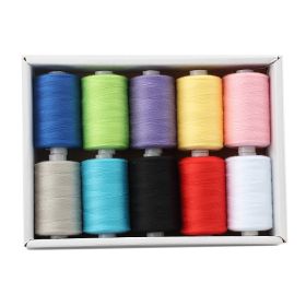 Household Sewing Machine Color Small Roll Sewing Thread (Option: Ten Mixed Color Threads)