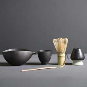 Matcha Brush Bai Ben Li Cha Shao Li Combination (Option: Ceramic Black)