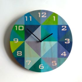 Fashion Modern Quartz Vintage Clock (Color: Green)