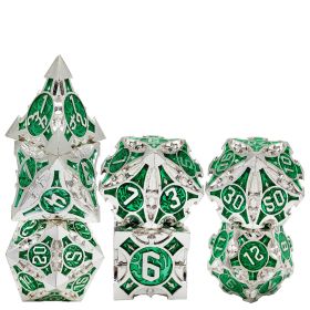 Multi-faced Dice Suit Board Game (Option: Silver Green)