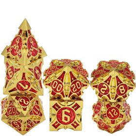 Multi-faced Dice Suit Board Game (Option: Gold Red)