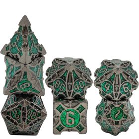 Multi-faced Dice Suit Board Game (Option: Nickel Glitter Green)