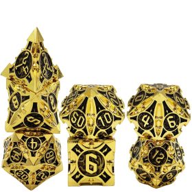 Multi-faced Dice Suit Board Game (Option: Golden And Black)