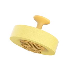 Suction Cup Dishwashing Spong Mop Double-sided Cleaning (Option: Yellow Suit)