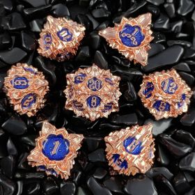 Polyhedron Dice Board Game (Option: Red Copper Sapphire Blue)