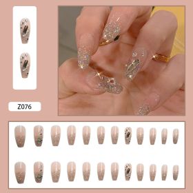 Fake Nail Wearing Removable Patch (Option: Z076 style)