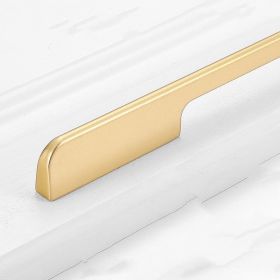 Gold Wardrobe Door Handle Lengthened Aluminum Alloy Cabinet Drawer Cabinet Door Handle (Option: Base model Gold320)