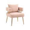 COOLMORE Accent Chair ,leisure single chair with Golden feet