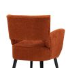 Fabric Accent Arm Chair with Upholstered seat, backrest Chair with Solid Wood Legs, for Living Room, Bedroom, Office,Waiting Rooms