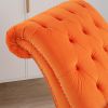 Tufted Armless Chaise Lounge