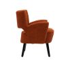 Fabric Accent Arm Chair with Upholstered seat, backrest Chair with Solid Wood Legs, for Living Room, Bedroom, Office,Waiting Rooms