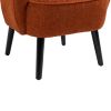 Fabric Accent Arm Chair with Upholstered seat, backrest Chair with Solid Wood Legs, for Living Room, Bedroom, Office,Waiting Rooms