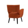 Fabric Accent Arm Chair with Upholstered seat, backrest Chair with Solid Wood Legs, for Living Room, Bedroom, Office,Waiting Rooms