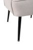 Modern Mid Century Chair velvet Sherpa Armchair for Living Room Bedroom Office Easy Assemble(Beige)