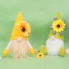 Spring Gnomes Easter Decorations;  Handmade Summer Sunflower Gnomes Faceless Plush Doll