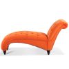 Tufted Armless Chaise Lounge