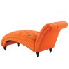 Tufted Armless Chaise Lounge